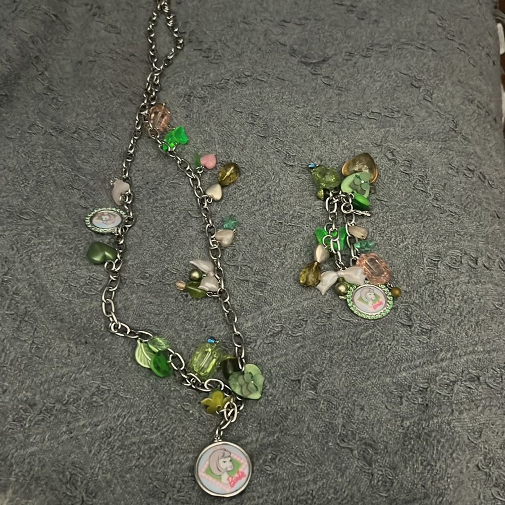 Authentic Tarina Tarantino barbie necklace